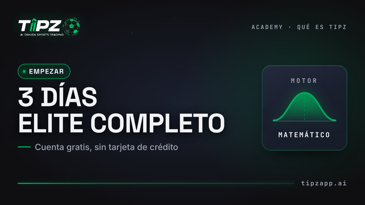Crea tu cuenta gratis y prueba TIPZ 3 días con acceso Elite completo 🤖📊