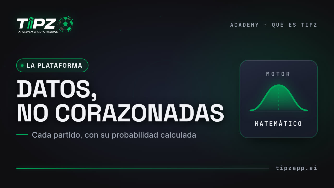 Así se ve tomar decisiones deportivas con IA — no con corazonadas 🤖📊